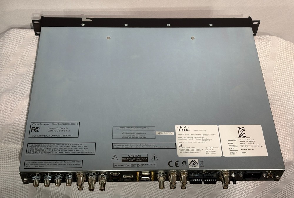 Cisco D9854-IPIN-GEN-1RU Advanced Program Receiver