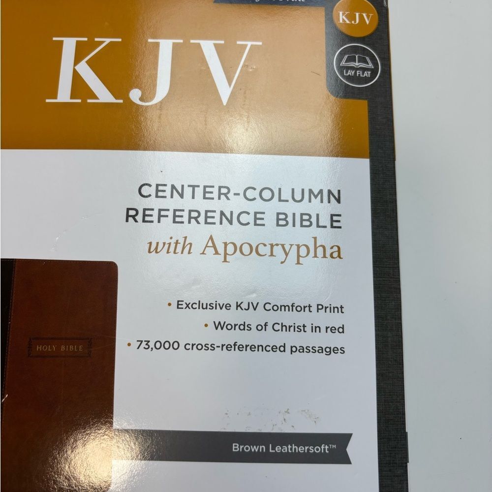 KJV Thomas Nelson Center-Column Reference bible with Apocrypha