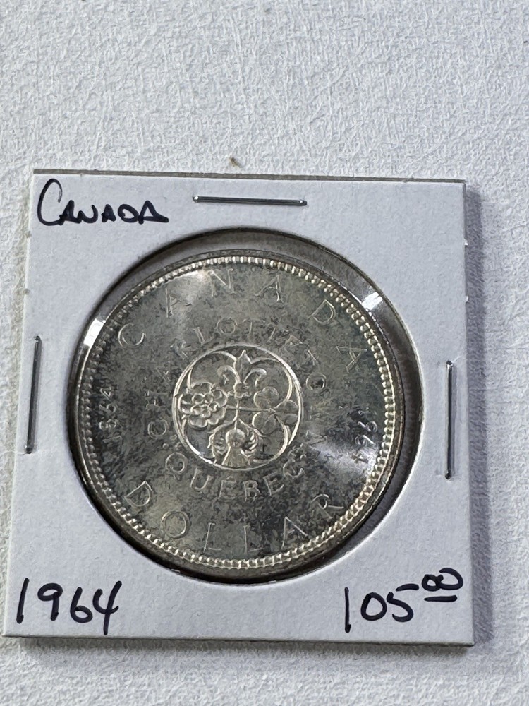 1964 Canada $1 Silver Coin