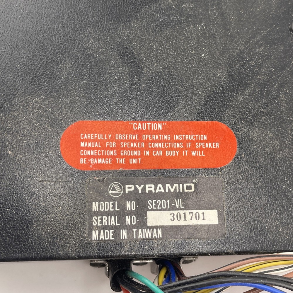 pyramid graphic equalizer Se201-vl - 150 Watts Untested