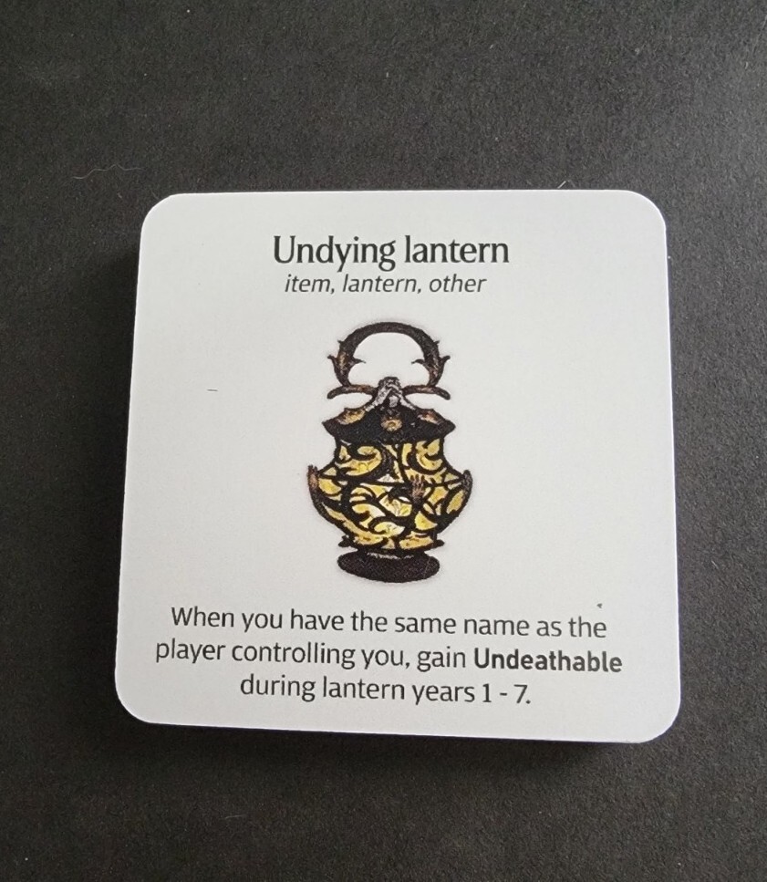 Kingdom Death - Undying Lantern - Proxy