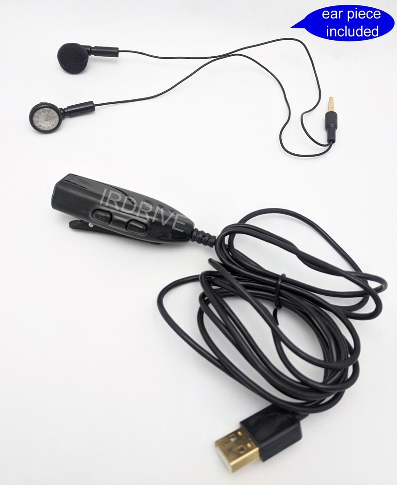 3-Pack: NEW i-Chat Stereo USB Multimedia Earphone w/ Microphone for Computer PC