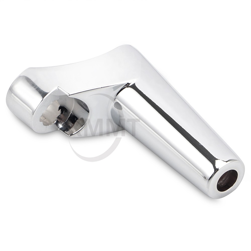 Chrome Front Turn Signal Relocation Mount Kit For Harley Dyna Models 91-05