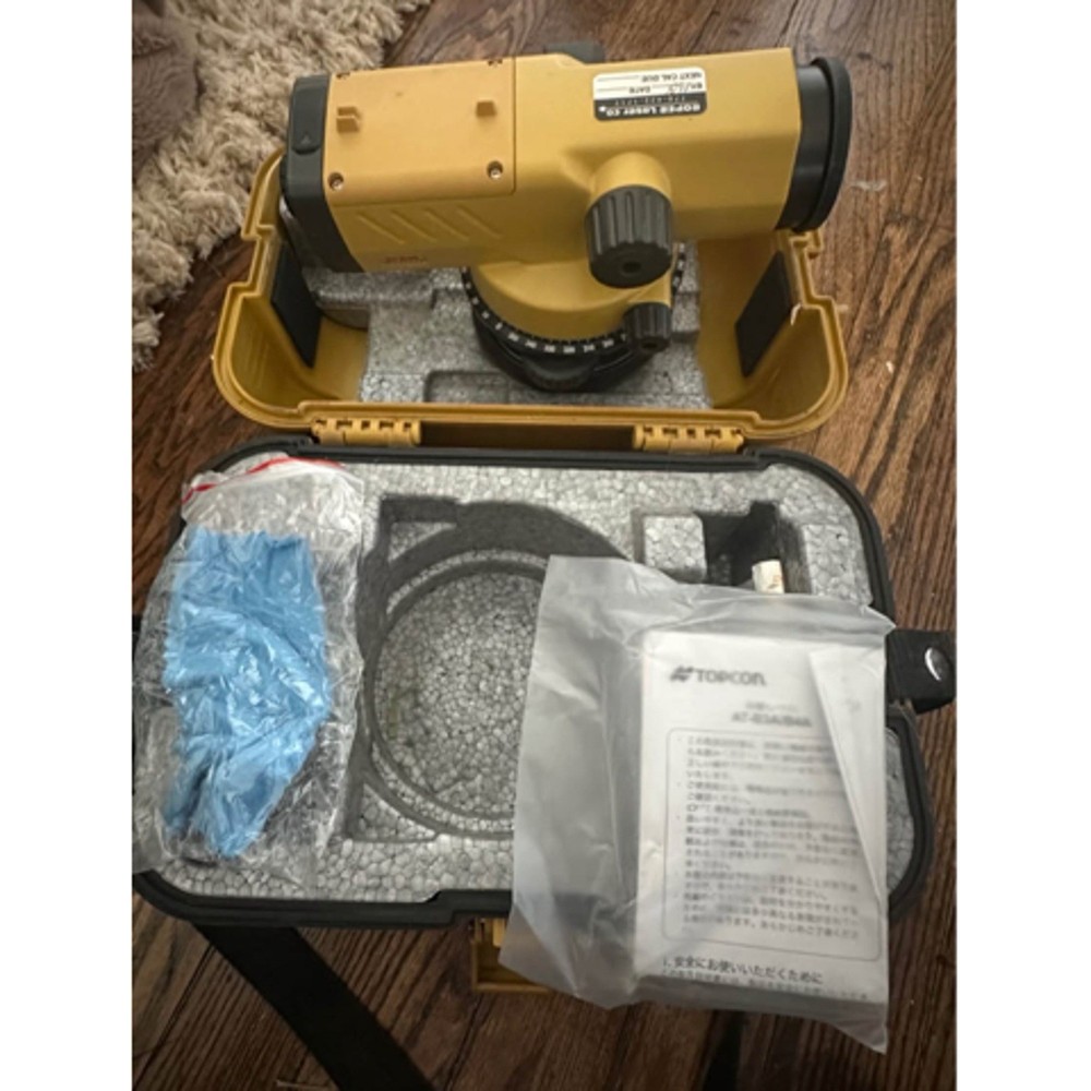 Topcon level AT-B series automatic level 28X power survey With Case