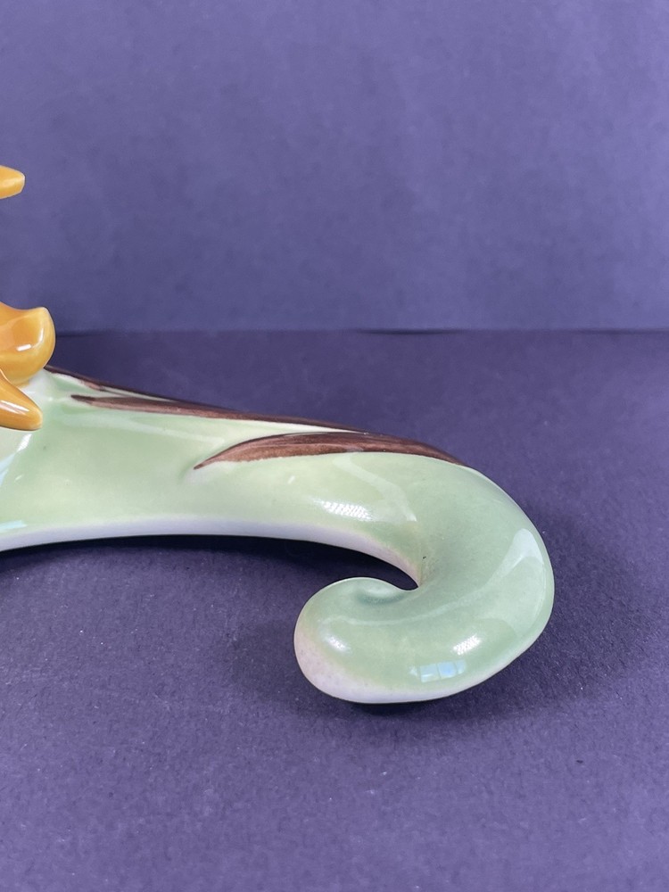 Cornucopia Wall Planter Yellow Bird Green READ
