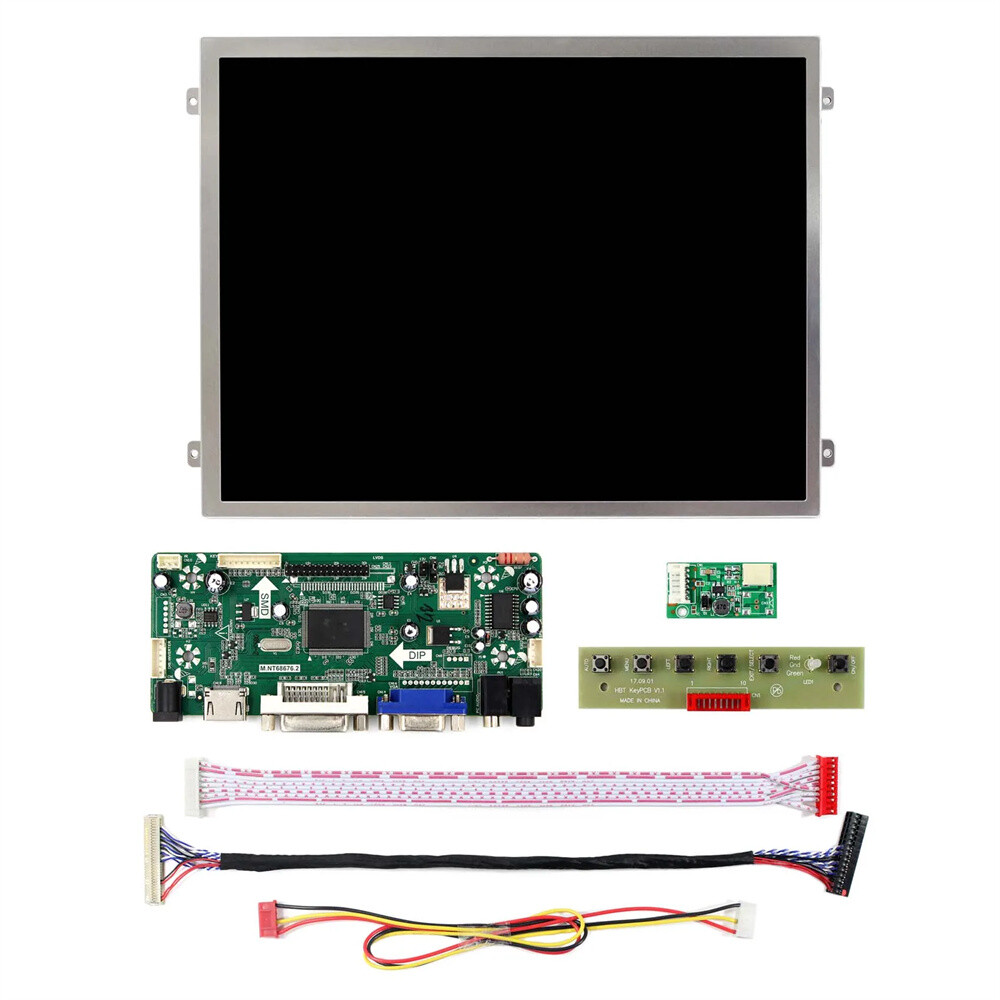 10.4inch IPS LCD Screen with HD MI VGA DVI LCD Controller Board Drvier Board