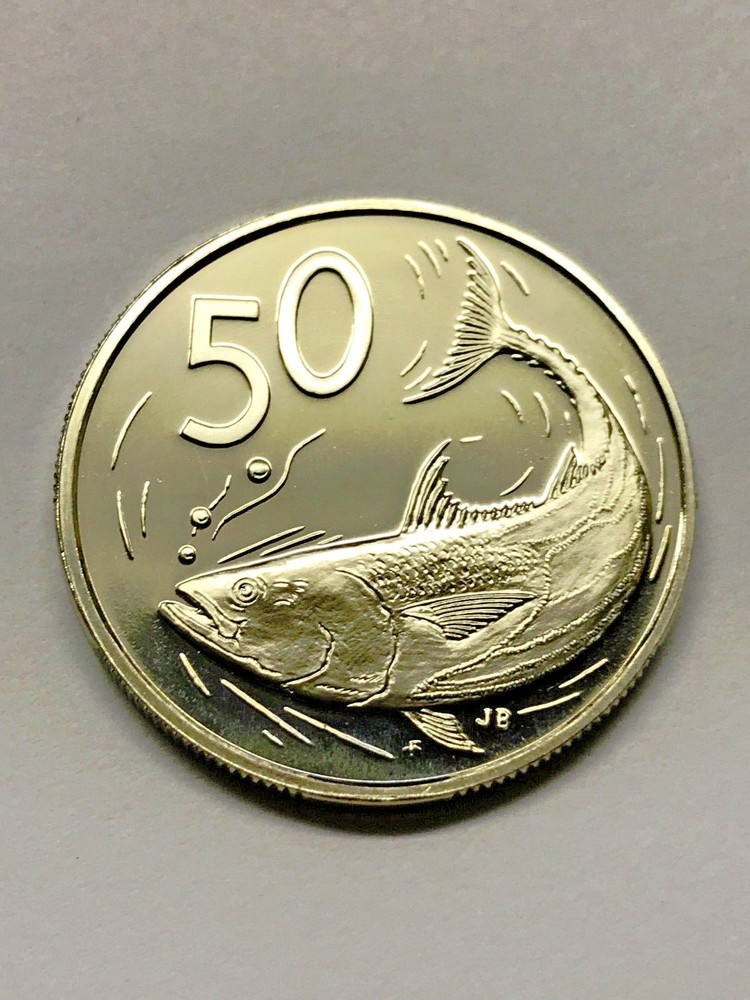 1976 Cook Island 50 Cent Proof #12591