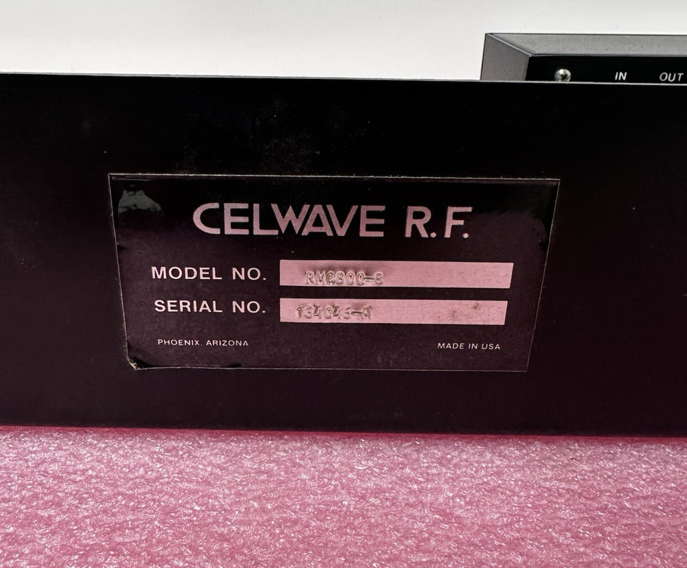 Celwave RMC800-8 Rack Mount Multi-Coupler Amplifier