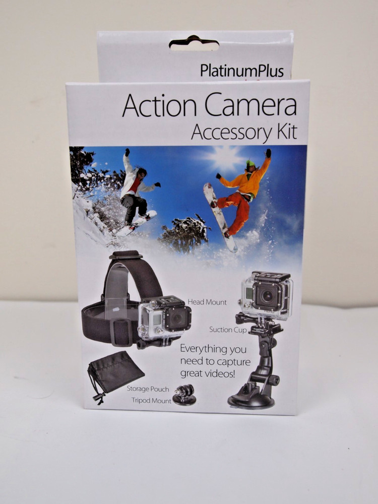 NEW PlatinumPlus by Sunpak Action Camera Accessory Kit