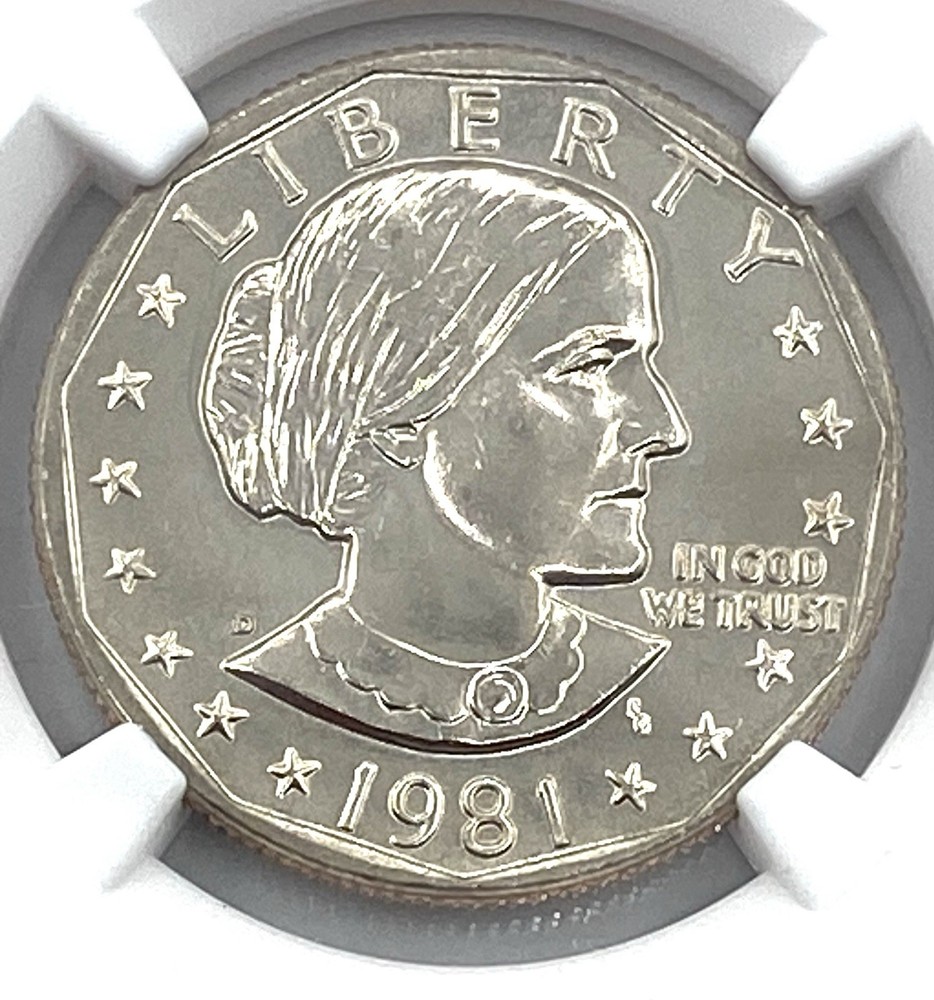 1981-D Susan B Anthony One Dollar NGC MS 65