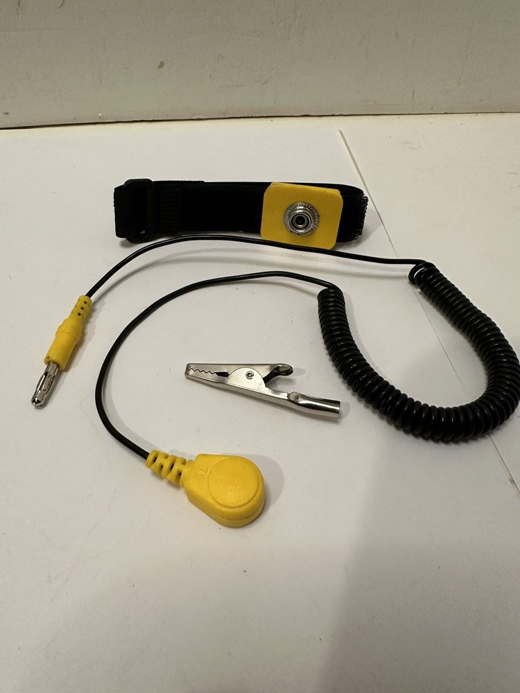 Static-Release Wristband with Clip Wrist Strap Adjustable Anti-Static (T)...