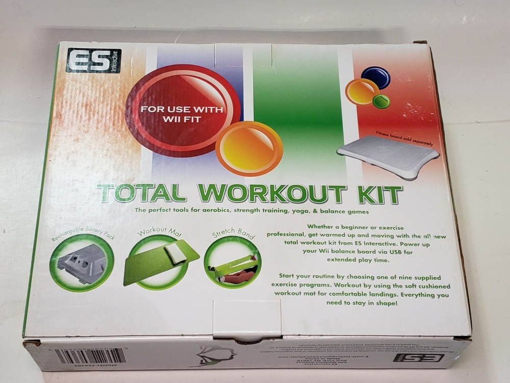 ES Interactive (ES6369) Total Workout Kit / Mat for Use With Wii Fit Only