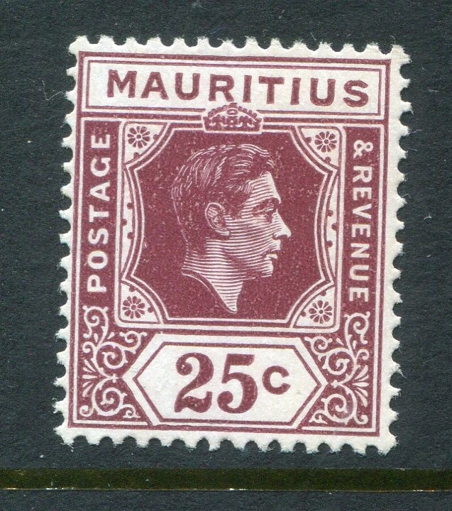 Mauritius #218 George VI 25 C. [Mint Hinged]