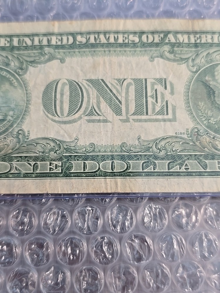 1935G $1 "NO MOTTO" SILVER CERTIFICATE BLUE NOTE