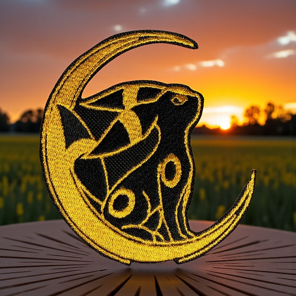 Umbreon Moon Embroidery Patch 4.03" X 3.67"