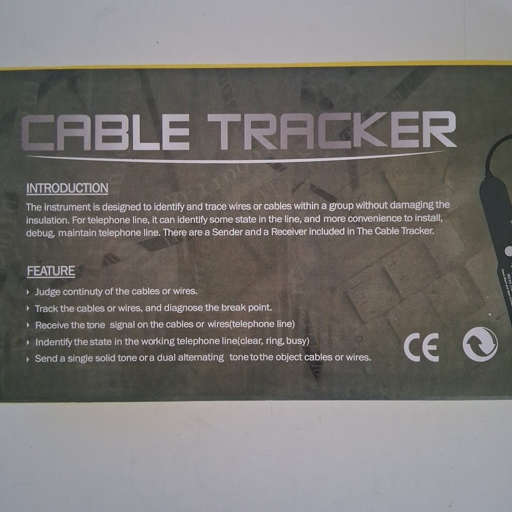 Aermotor Cable Tracker Electrical, Telephone Wire Tracer With Flexible Probe
