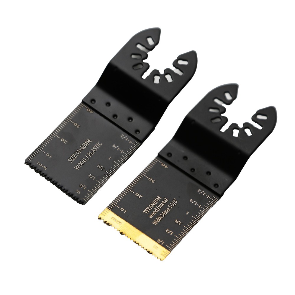 TMAX 5PCS Titanium Oscillating Saw Blades, Multitool Blades Oscillating Tool