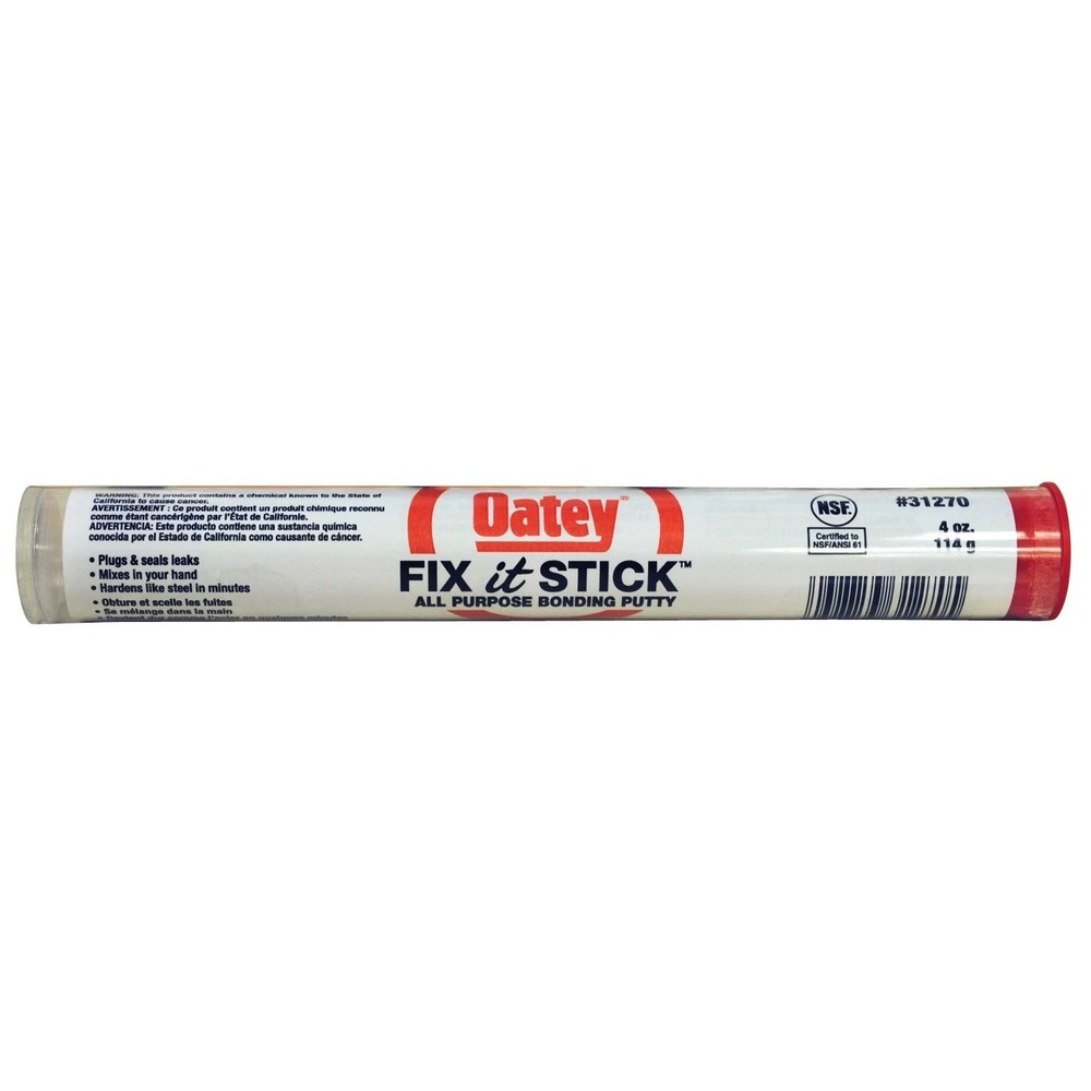 31270 Fix-It Multi-Purpose Epoxy Putty, 4 Oz, Box, Beige, Sulfurous, Solid, Gray