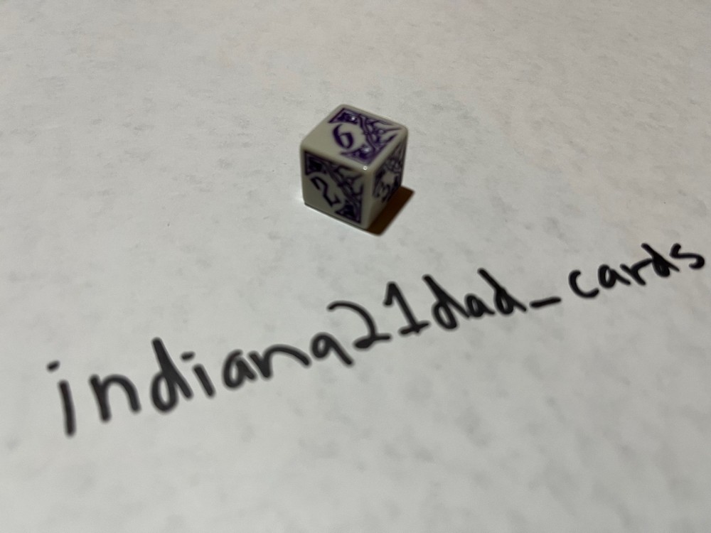 Gen Con 2012 Drow Dice - Single D6; Rare & Unused! Multiple available.
