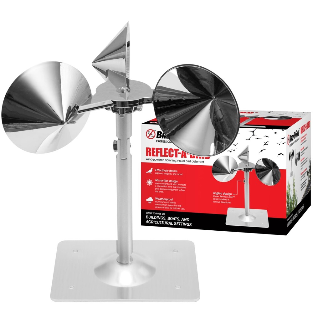 - Reflect-A-Bird - Reflective Spinning Deterrent - Repels Pigeons, Sparrows, ...