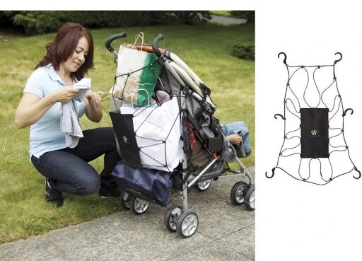 Sunshine Kids Space Maker ~ Stroller Expanding Cargo Net ~ Universal Fitting