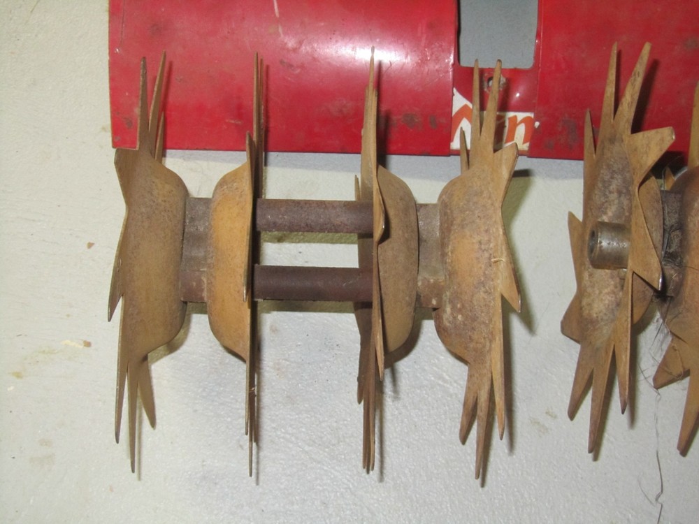 Double Extra Wide Mantis Tiller Tines and Shield