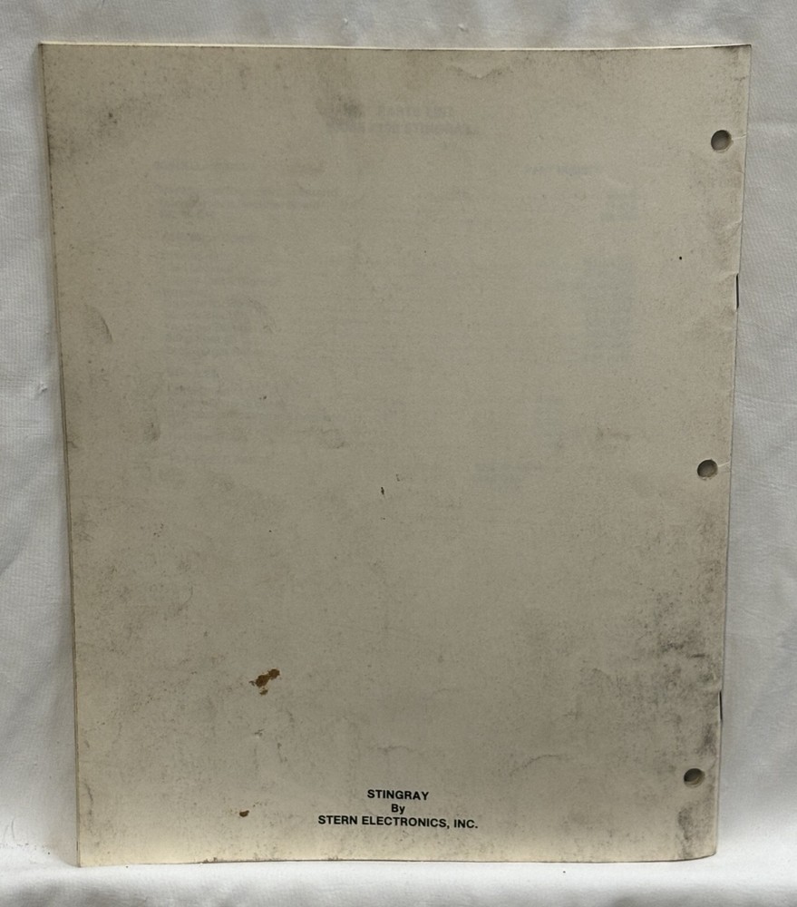 ORIGINAL-STERN-STINGRAY-OWNERS MANUAL