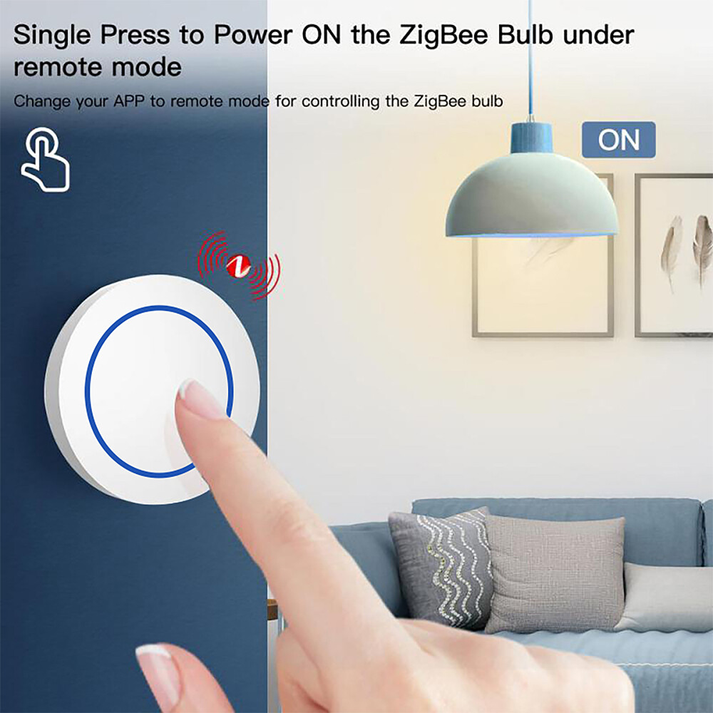 Zigbee Button Wireless Smart Scene Switch Electrical Automation Controller