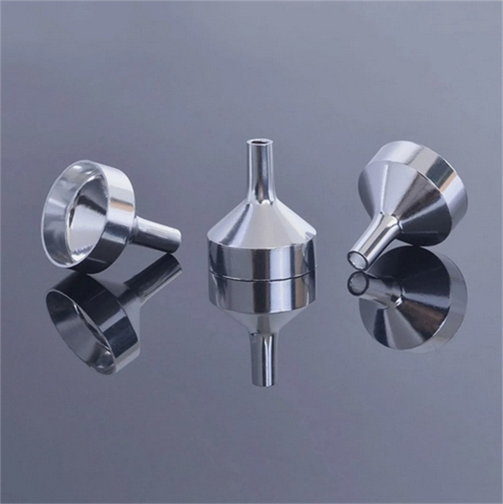 3 Pcs Stainless Steel Mini Funnels for Kitchen Use Tiny Small Funnel Set 3
