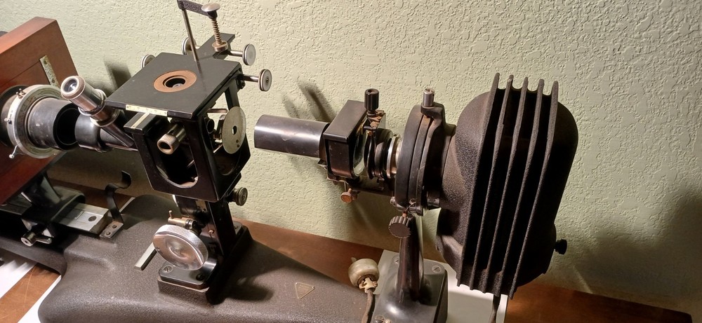 Bausch and Lombe Vintage Metallurgical Analytical Microscope