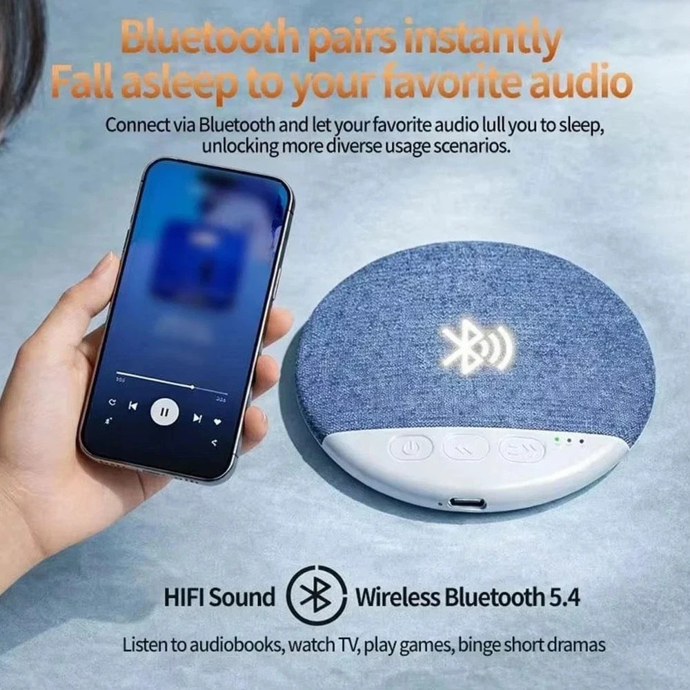 Under Pillow Speaker For Sleeping Bone Conduction Speaker With White Noise Timer
