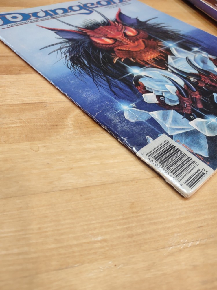 Dungeon magazine Issues # 17 & 18 D&D Dungeons Dragons