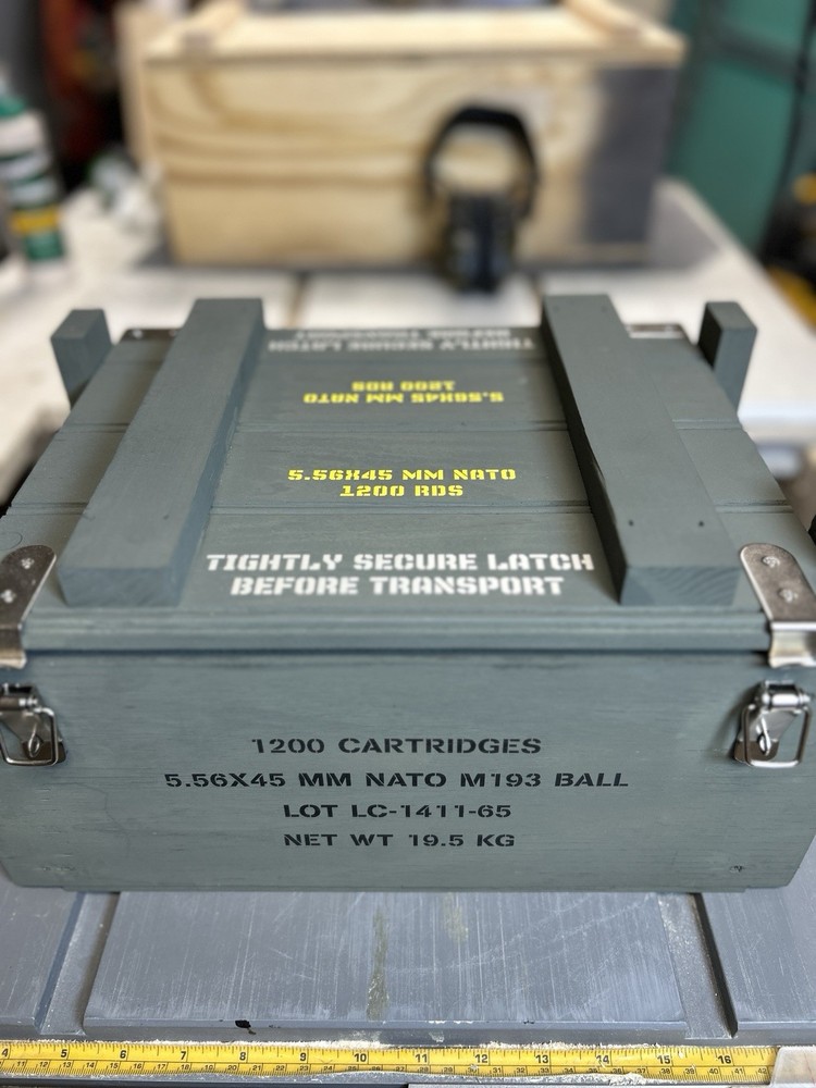 5.56 NATO / .223 Ammo Box – Armor Core – Stainless Hardware – Caliber Collection