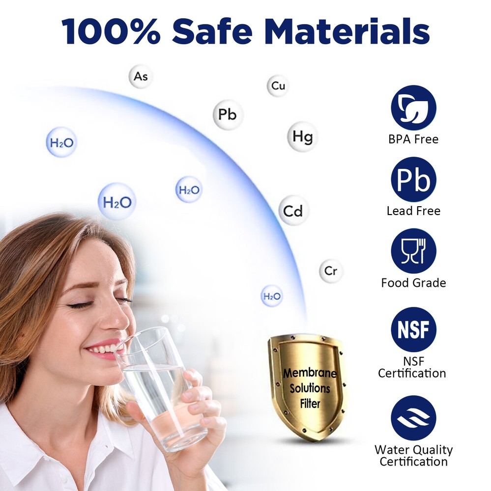 100 Pack 10"x2.5" String Wound Whole House Sediment Water Filter RO Replacement