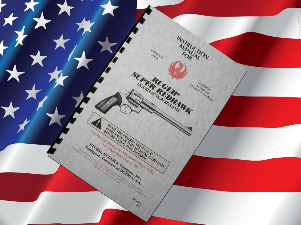Ruger Super RedHawk, Double Action Revolver Owners Manual