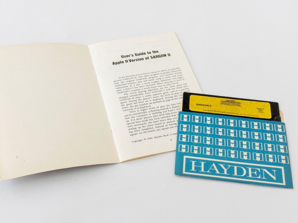 Sargon II - Hayden - 1980 / Apple II