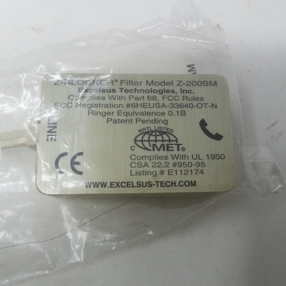 Excelsus Z-Blocker DSL Filter Model Z-200SM