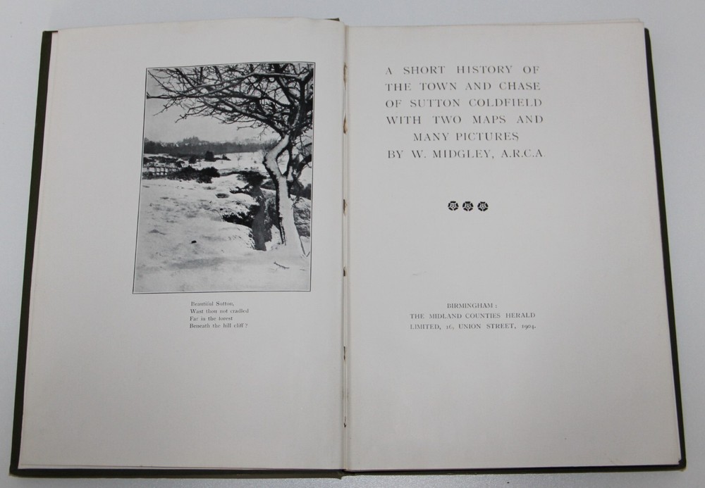 1904 Sutton Coldfield and Chase William Midgley