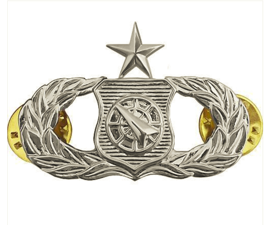 Vanguard AIR FORCE BADGE: WEAPONS CONTROLLER: SENIOR - REGULATION SIZE