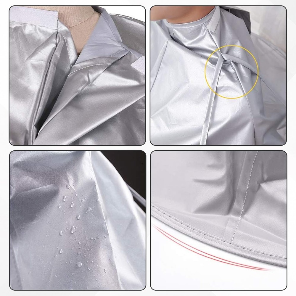 Capa de corte de pelo, capa peluquería plegable, paraguas impermeable accesorios
