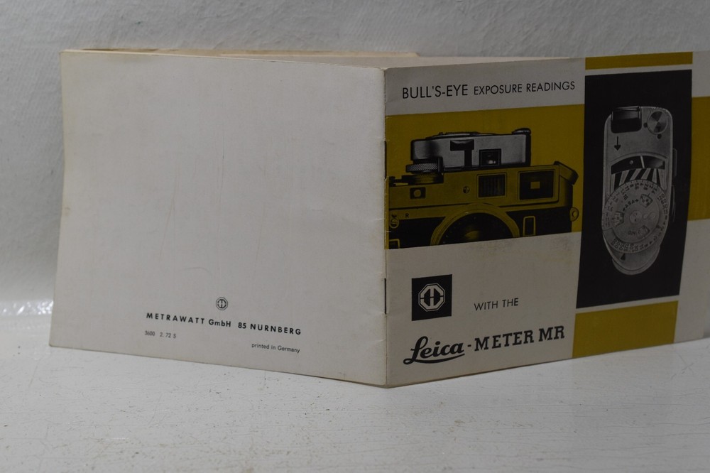 LEICA Meter MR INSTRUCTION Manual