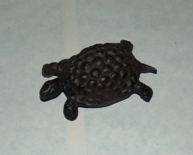 Cast Iron Turtle Paper Weight