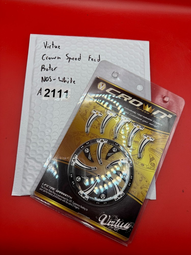 Virtue Crown Speed Feed Rotor  NOS-White