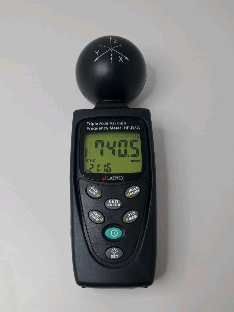 LATNEX Triple Axis RF/High Frequency Meter Model: HF-B3G