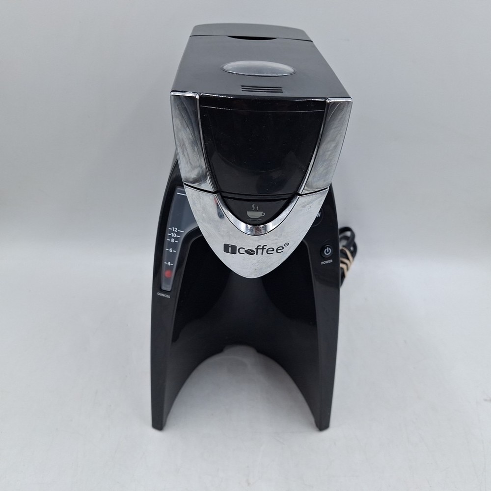 iCoffee RSS100-EXP SpinBrew Silver and Black Single Serve Coffee Brewer