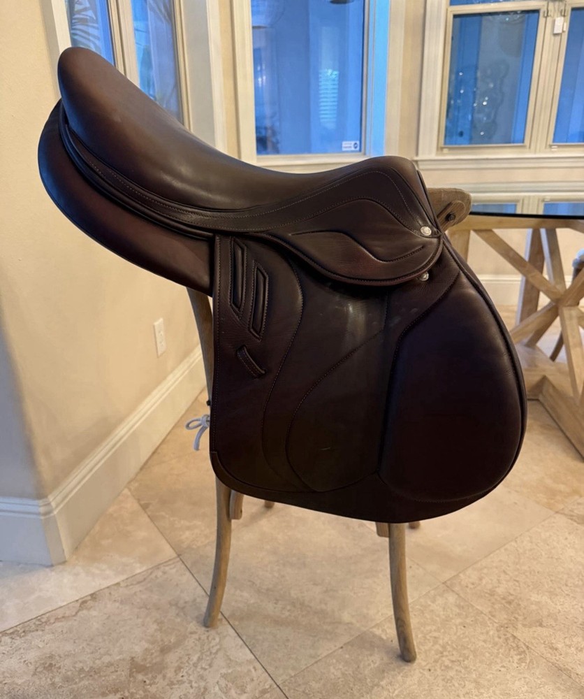 Devoucoux Biarritz Lab all purpose brown saddle 18.0in 3PC 20S32028145