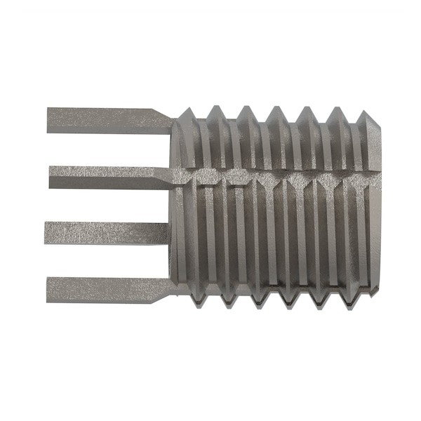 Key Locking Thread Insert, Thin Wall, 4 Keys, 7/16"-20 Int Thrd Sz, 9/16"-12