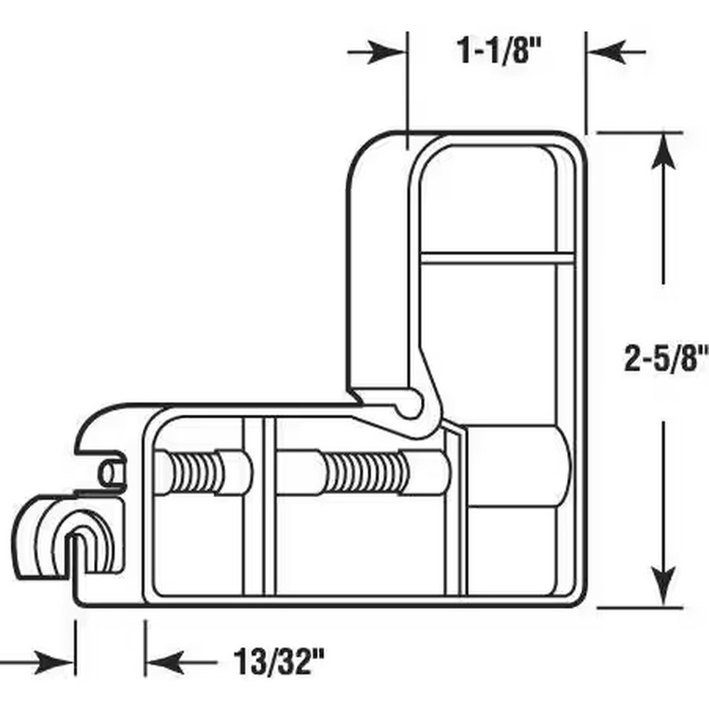 Diecast Screen Door Corner (2-Pack)