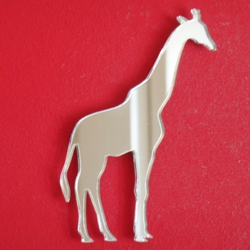 Giraffe Shaped Mirrors (3mm Acrylic Mirror, Several Sizes Available)