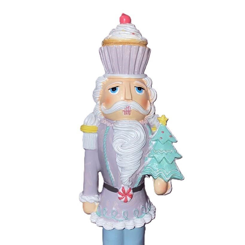 Christmas Tree Lilac Mint Colonel 18" NUTCRACKER Cookie Icing Cupcake House NEW